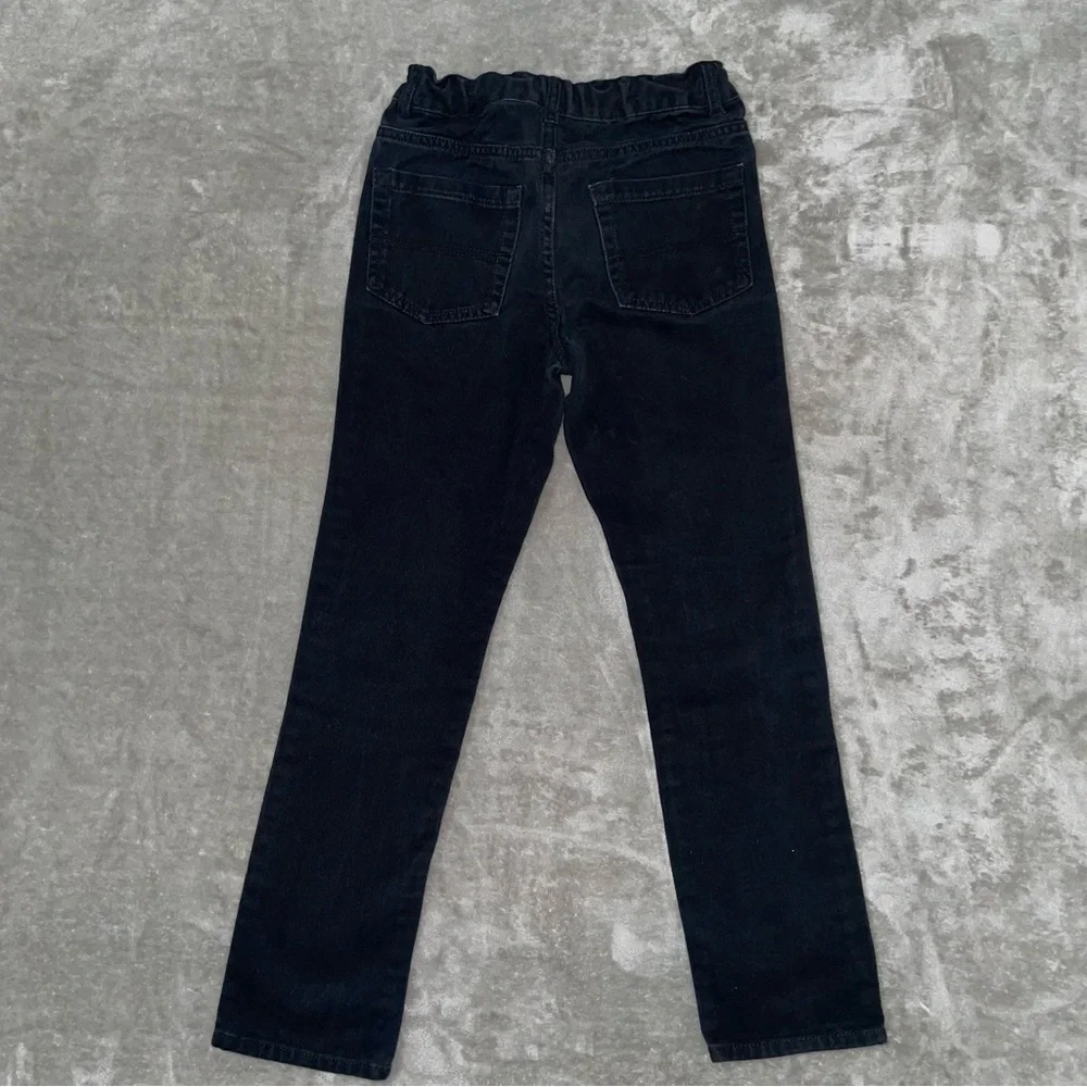 The Children's Place Kids Skinny Jeans Bundle 2 Pairs Black Blue Size 10 Boy